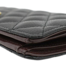 Load image into Gallery viewer, CHANEL Bifold Quilted Caviar Leather Long Wallet Black
