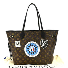 Load image into Gallery viewer, LOUIS VUITTON Neverfull My LV World Tour Monogram Canvas Tote Bag Brown
