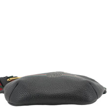 Load image into Gallery viewer, GUCCI Logo Print Small Grained Calfskin Leather Belt Bag Black 527792
