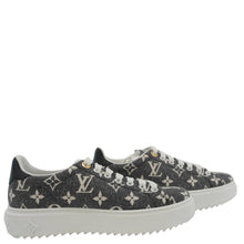 Load image into Gallery viewer, LOUIS VUITTON TimeOut Monogram Denim Sneakers Bicolor Size 36
