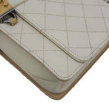 Load image into Gallery viewer, CHANEL CC Flap Quilted Leather Chain Crossbody Bag White

