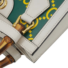 Load image into Gallery viewer, GUCCI Diana Mini GG Monogram Calfskin Leather Tote Bag Green 655661
