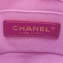 Load image into Gallery viewer, CHANEL Pending CC Tweed Enamel Drawstring Tote Bucket Bag Pink
