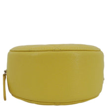 Load image into Gallery viewer, CHANEL Crystal CC Round Quilted Caviar Leather Chain Crossbody Bag Yellow
