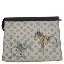 Load image into Gallery viewer, LOUIS VUITTON Savane Pochette Monogram Chapman Canvas Pouch Dune
