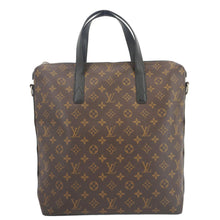 Load image into Gallery viewer, LOUIS VUITTON Kitan Monogram Macassar Canvas Top Handle Bag Brown
