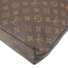 Load image into Gallery viewer, LOUIS VUITTON Kitan Monogram Macassar Canvas Top Handle Bag Brown
