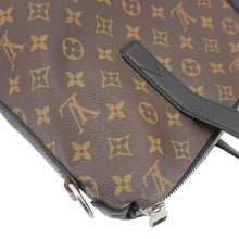 Load image into Gallery viewer, LOUIS VUITTON Kitan Monogram Macassar Canvas Top Handle Bag Brown
