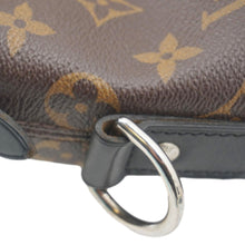 Load image into Gallery viewer, LOUIS VUITTON Kitan Monogram Macassar Canvas Top Handle Bag Brown
