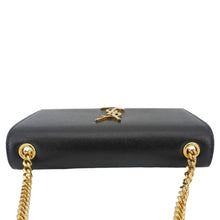 Load image into Gallery viewer, YVES SAINT LAURENT Kate Medium Grain De Poudre Leather Crossbody Bag Black
