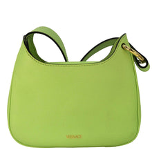 Load image into Gallery viewer, VERSACE La Medusa Leather Hobo Bag Green
