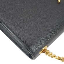 Load image into Gallery viewer, YVES SAINT LAURENT Kate Medium Grain De Poudre Leather Crossbody Bag Black
