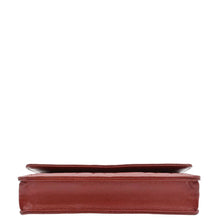 Load image into Gallery viewer, CHANEL Camellia Wallet On Chain Leather Crossbody Bag Red
