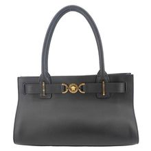 Load image into Gallery viewer, Versace Medusa &#39;95 Smooth Leather Tote Bag Black
