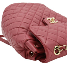 Load image into Gallery viewer, CHANEL Urban Spirit Quilted Leather Backpack Bag Red
