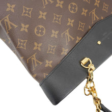 Load image into Gallery viewer, LOUIS VUITTON Pallas Chain Monogram Canvas Shopper Tote Bag Black
