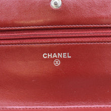 Load image into Gallery viewer, CHANEL Camellia Wallet On Chain Leather Crossbody Bag Red
