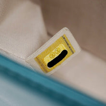 Load image into Gallery viewer, CHANEL Boy Flap Perforated Leather Crossbody Bag Turquoise
