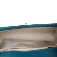 Load image into Gallery viewer, CHANEL Boy Flap Perforated Leather Crossbody Bag Turquoise
