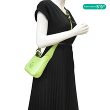 Load image into Gallery viewer, VERSACE La Medusa Leather Hobo Bag Green
