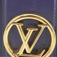 Load image into Gallery viewer, LOUIS VUITTON LV Pont 9 Calfskin Leather Shoulder Bag Navy Blue
