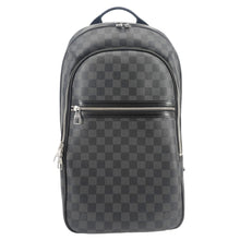 Load image into Gallery viewer, LOUIS VUITTON Michael Damier Graphite Canvas Backpack Bag Black
