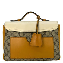 Load image into Gallery viewer, GUCCI Padlock Flap GG Canvas Shoulder Bag Beige 644527
