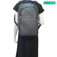 Load image into Gallery viewer, LOUIS VUITTON Michael Damier Graphite Canvas Backpack Bag Black
