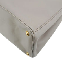Load image into Gallery viewer, PRADA Galleria Double Zip Saffiano Leather Top Handle Tote Bag Beige
