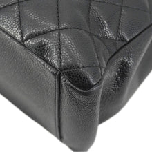 Load image into Gallery viewer, CHANEL Grand Shopping Quilted Leather Tote Bag Black
