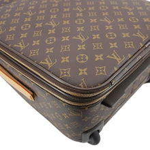 Load image into Gallery viewer, LOUIS VUITTON Pegase 55 Monogram Canvas Luggage Suitcase Travel Bag Brown
