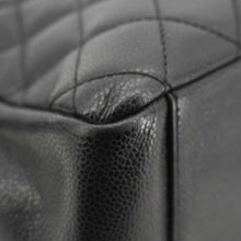 Load image into Gallery viewer, CHANEL Grand Shopping Quilted Leather Tote Bag Black
