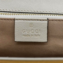 Load image into Gallery viewer, GUCCI Padlock Flap GG Canvas Shoulder Bag Beige 644527
