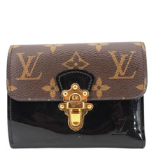 Load image into Gallery viewer, LOUIS VUITTON Cherrywood Monogram Canvas Compact Wallet Black
