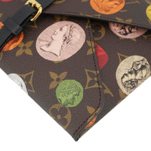 Load image into Gallery viewer, LOUIS VUITTON Monogram Fornasetti Clutch Pencil Pouch Brown
