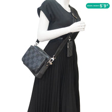 Load image into Gallery viewer, LOUIS VUITTON 3D Trio Damier Graphite Messenger Bag Black
