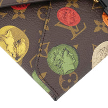 Load image into Gallery viewer, LOUIS VUITTON Monogram Fornasetti Clutch Pencil Pouch Brown
