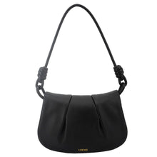 Load image into Gallery viewer, LOEWE Paseo Nappa Calfskin Leather Satchel Bag Black
