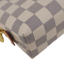 Load image into Gallery viewer, LOUIS VUITTON Damier Azur Cosmetic Pouch White
