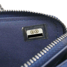 Load image into Gallery viewer, CHANEL Boy Double Zip Wallet on Chain Caviar Leather Crossbody Bag Navy Blue
