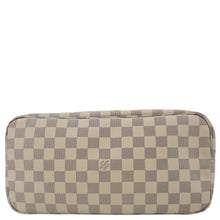 Load image into Gallery viewer, LOUIS VUITTON Neverfull MM Damier Azur Tote Shoulder Bag White
