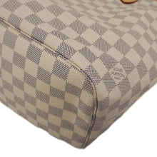 Load image into Gallery viewer, LOUIS VUITTON Neverfull MM Damier Azur Tote Shoulder Bag White
