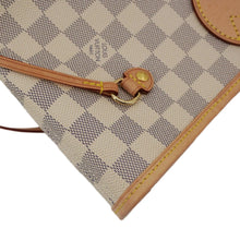 Load image into Gallery viewer, LOUIS VUITTON Neverfull MM Damier Azur Tote Shoulder Bag White
