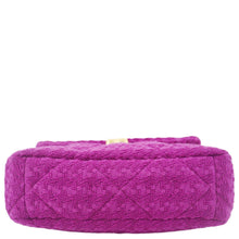 Load image into Gallery viewer, CHANEL 19 Flap Quilted Tweed Shoulder Bag Purple
