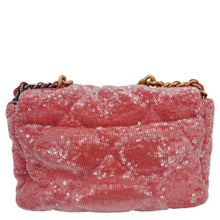 Load image into Gallery viewer, CHANEL 19 Medium Flap Quilted Sequin Shoulder Bag Hot Pink
