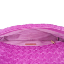 Load image into Gallery viewer, CHANEL 19 Flap Quilted Tweed Shoulder Bag Purple
