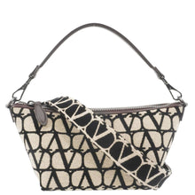 Load image into Gallery viewer, VALENTINO Toile Iconographe Canvas Hobo Bag White
