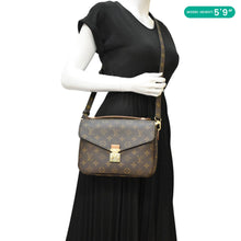 Load image into Gallery viewer, LOUIS VUITTON Metis Pochette Monogram Canvas Crossbody Bag Brown
