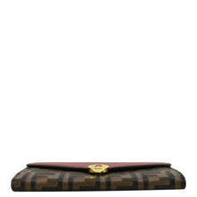 Load image into Gallery viewer, Fendi Vitello Cruise F Is Fendi Leather Continental Chain Wallet Red
