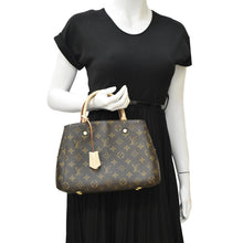 Load image into Gallery viewer, LOUIS VUITTON Montaigne BB Monogram Canvas Shoulder Bag Brown
